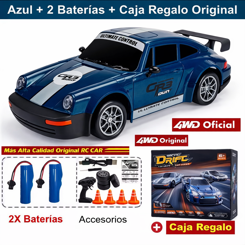 Coche RC Drift 4WD - ¡Diversión a gran velocidad!