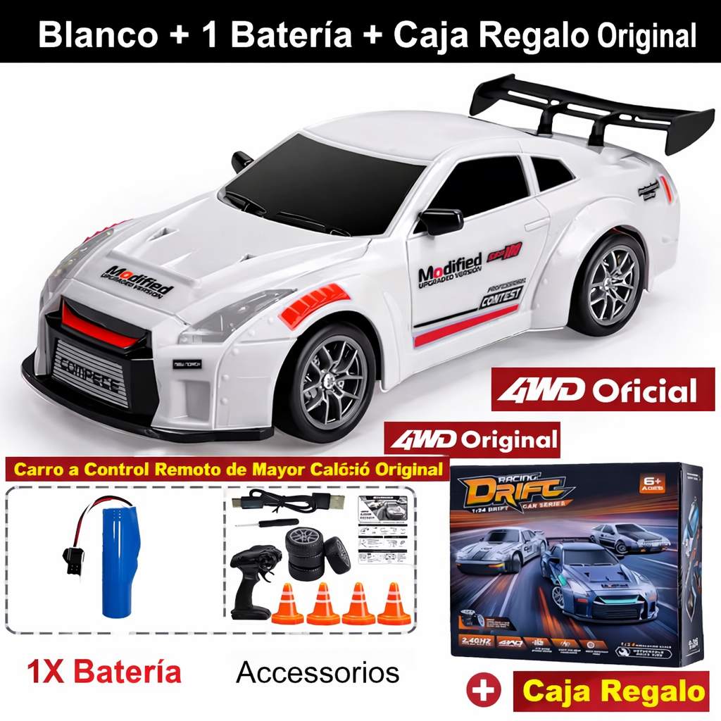 Coche RC Drift 4WD - ¡Diversión a gran velocidad!