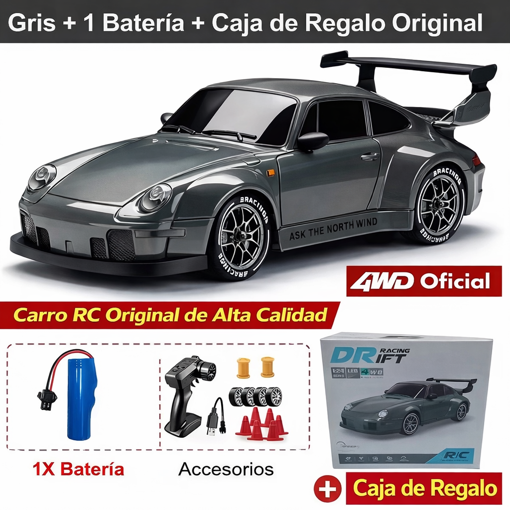 Coche RC Drift 4WD - ¡Diversión a gran velocidad!