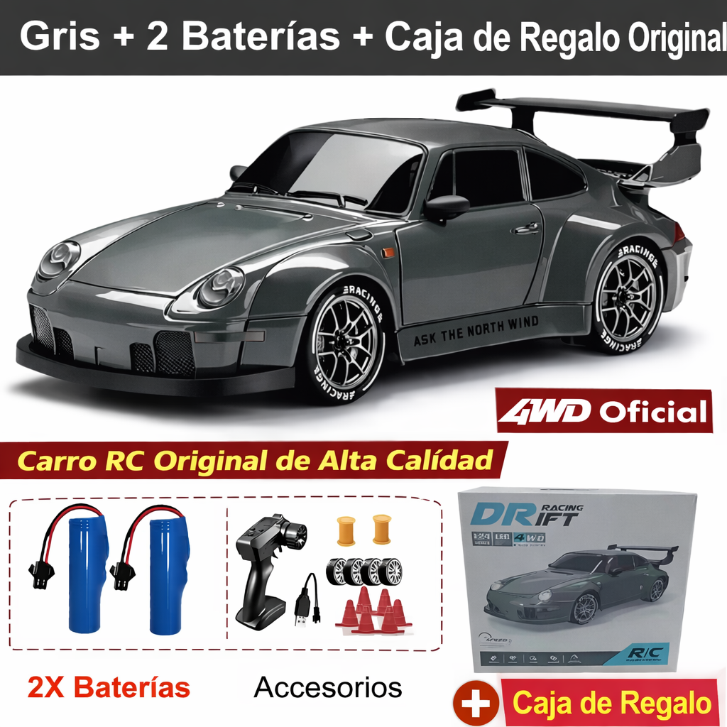 Coche RC Drift 4WD - ¡Diversión a gran velocidad!