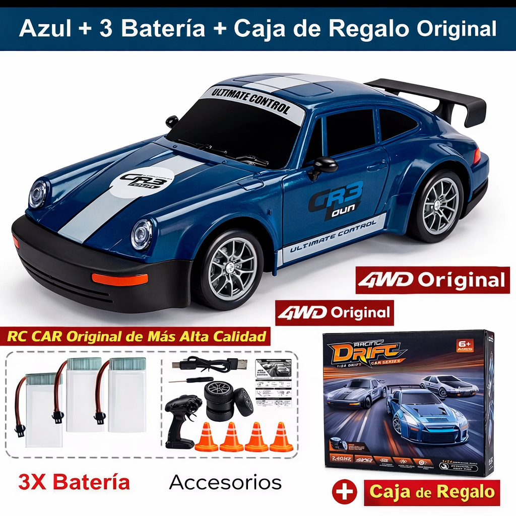 Coche RC Drift 4WD - ¡Diversión a gran velocidad!