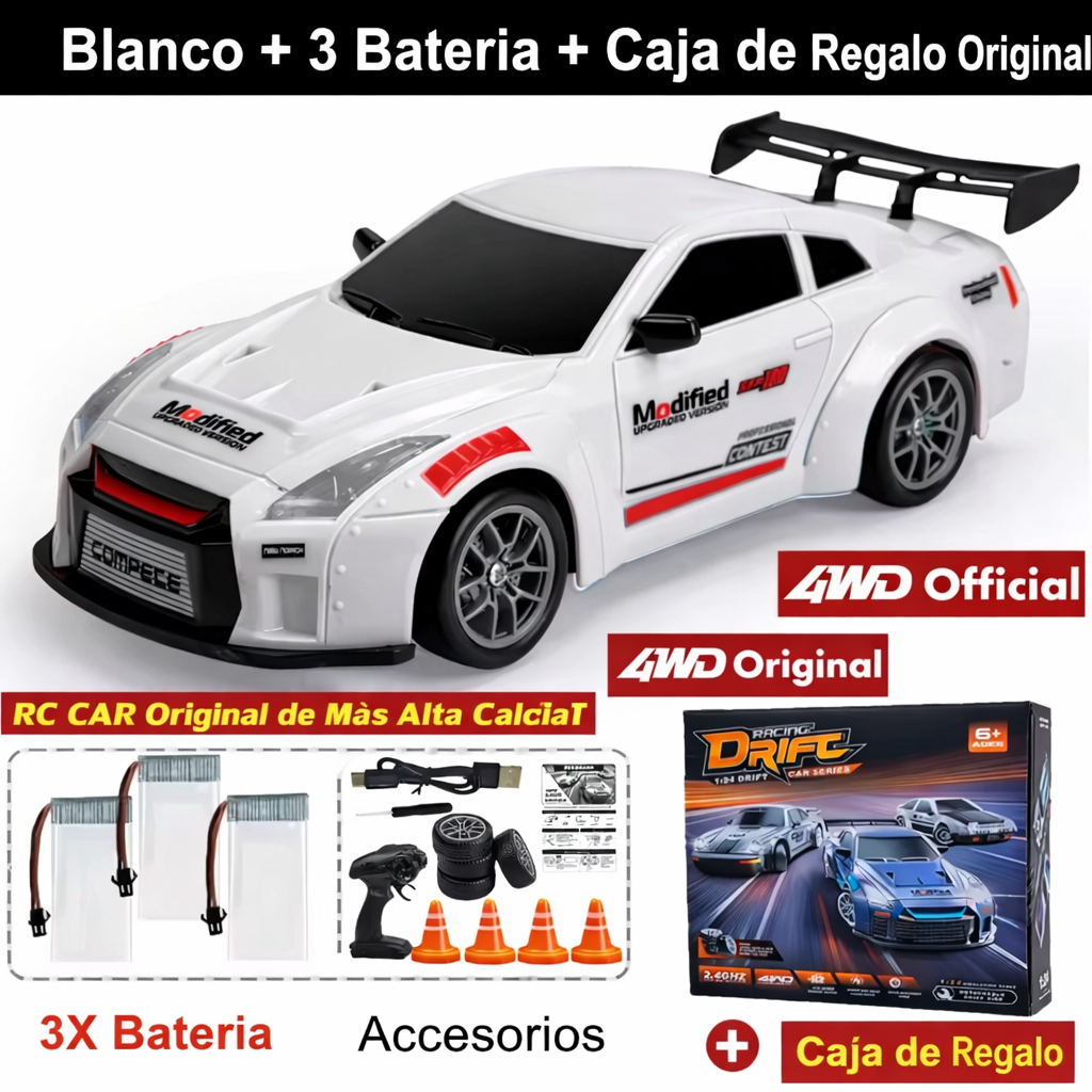 Coche RC Drift 4WD - ¡Diversión a gran velocidad!