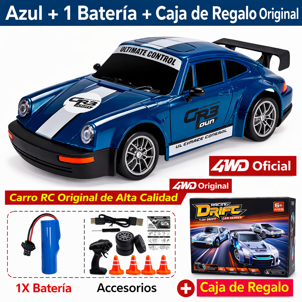 Coche RC Drift 4WD - ¡Diversión a gran velocidad!